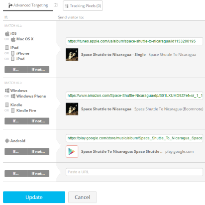 Geniuslink Advanced Targeting